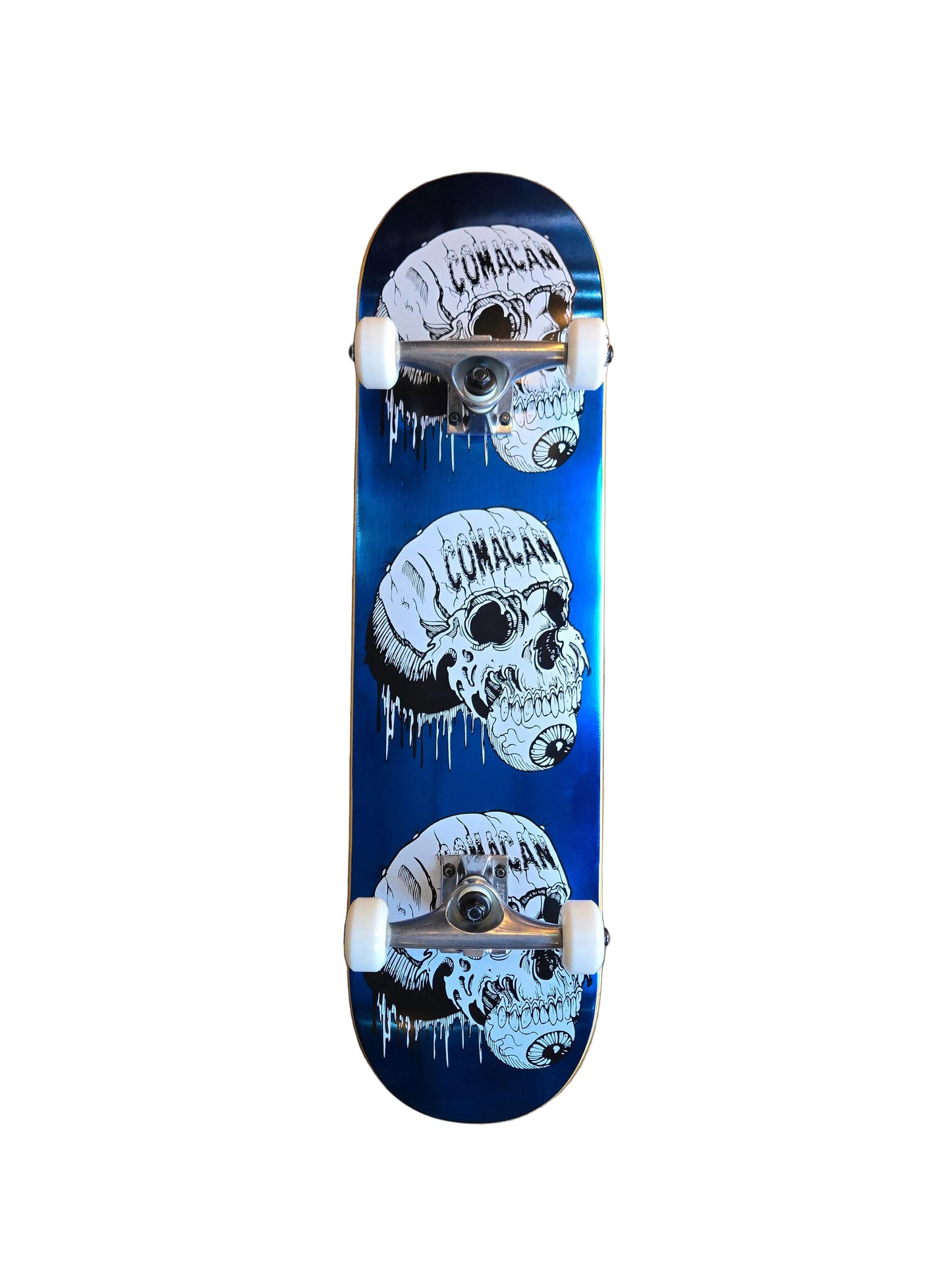 Comacan - Triple Skull Sapphire Foil 8.0" Custom Complete