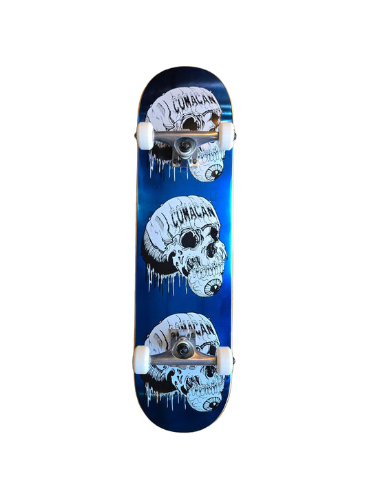 Comacan - Triple Skull Sapphire Foil 8.0" Custom Complete