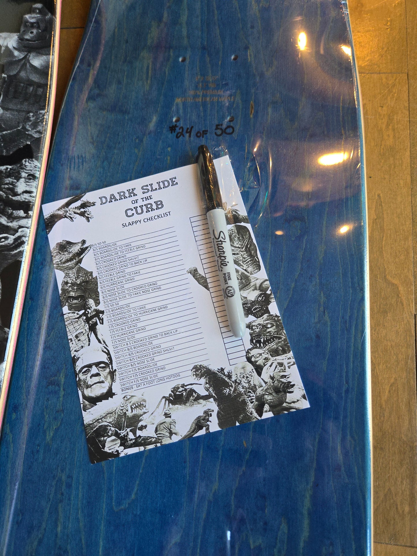 Darkslide Of The Curb - Monster Mash 9.0" Egg-shaped Deck