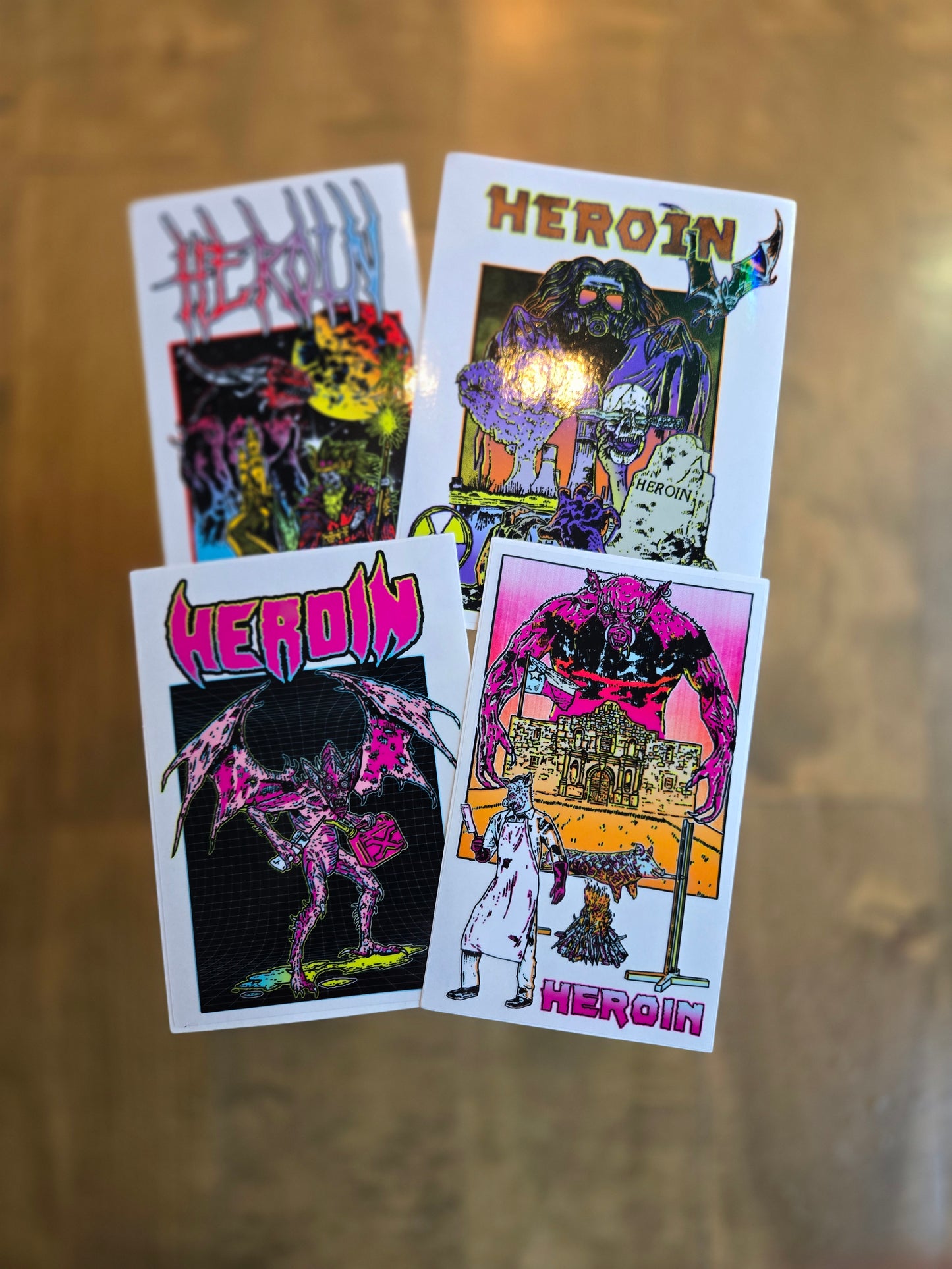 Heroin - Video City II - Hellscape Stickers