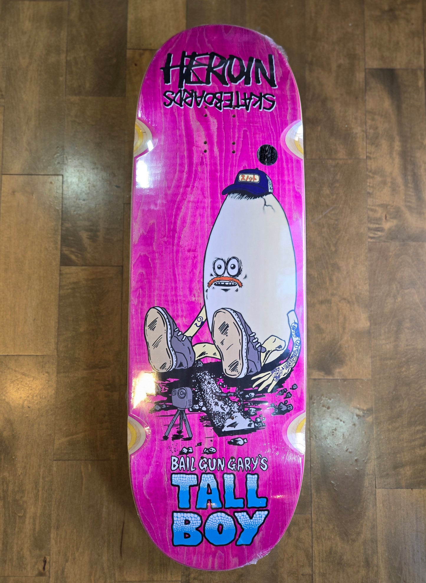 Heroin - Bail Gun Gary's Tall Boy 10.25" Egg Deck