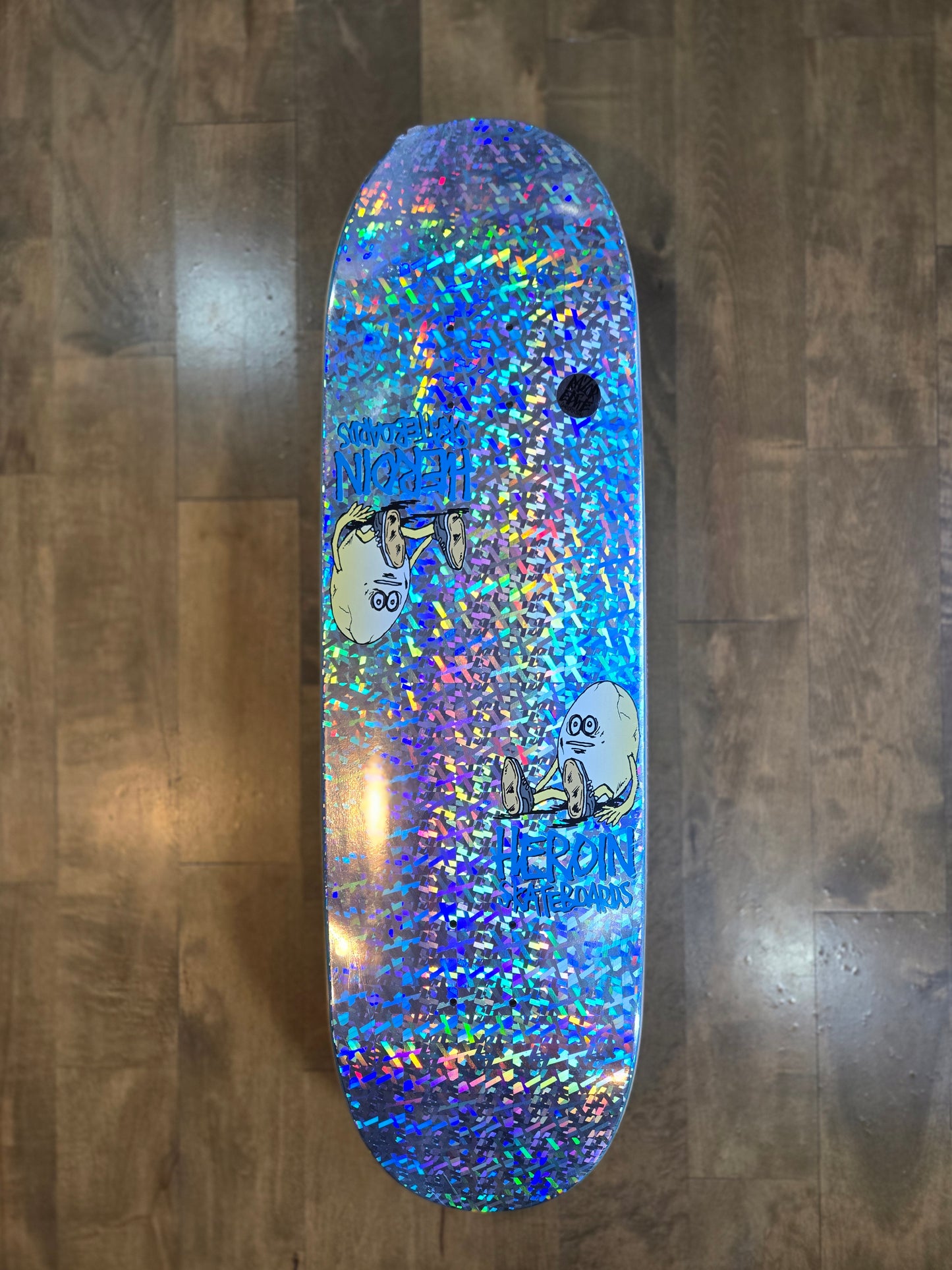 Heroin - Symmetrical Holo Egg 9.25" Egg Shaped Deck