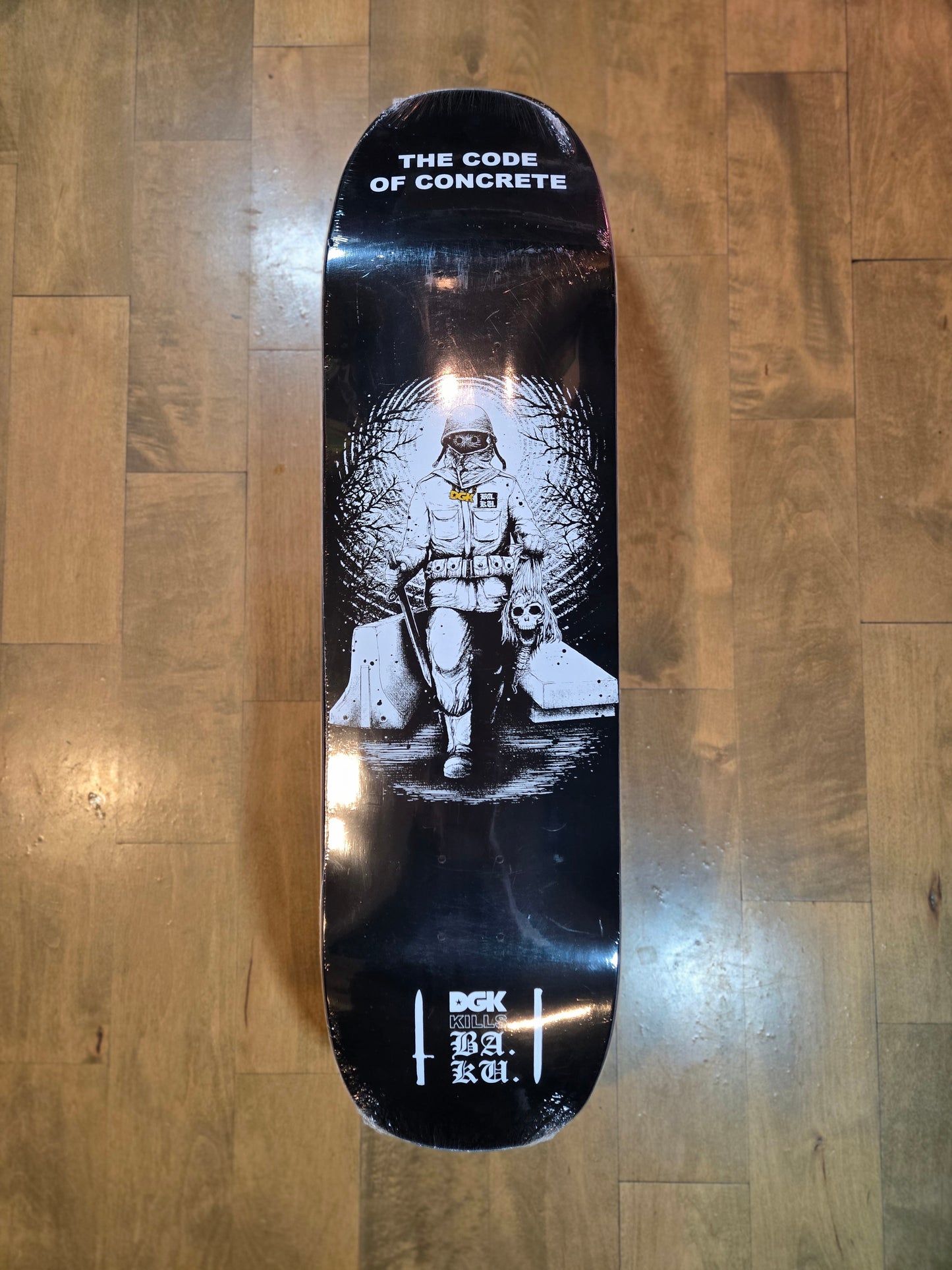 DGK x BA.KU. - Code of Concrete 8.75" Shaped Deck