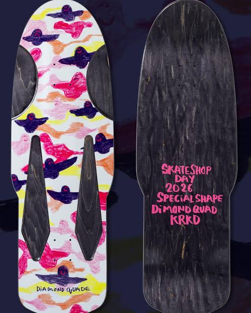 Krooked SSD '26 - Diamond Quade 10.75" Shaped Deck