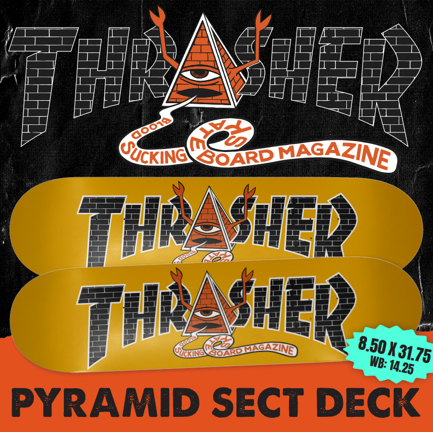 Toy Machine x Thrasher - Pyramid Sect 8.5" Deck