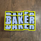 Baker - Neon Logo Stickers