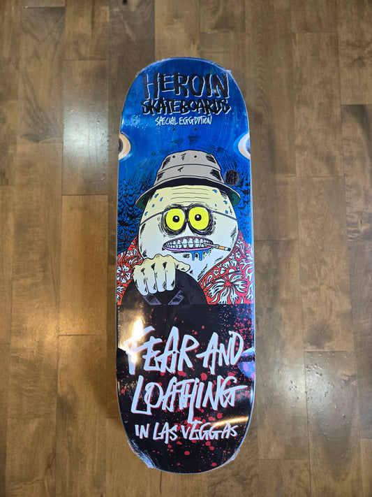 Heroin x Las Vegas - Fear and Loathing 10.4" Egg-Shaped Deck