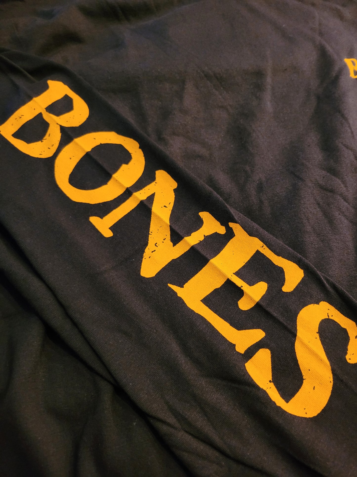 Bones Wheels - Black & Gold Long-Sleeve Tee