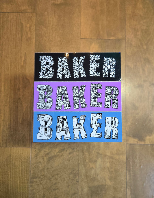 Baker - Get Lost Stickers