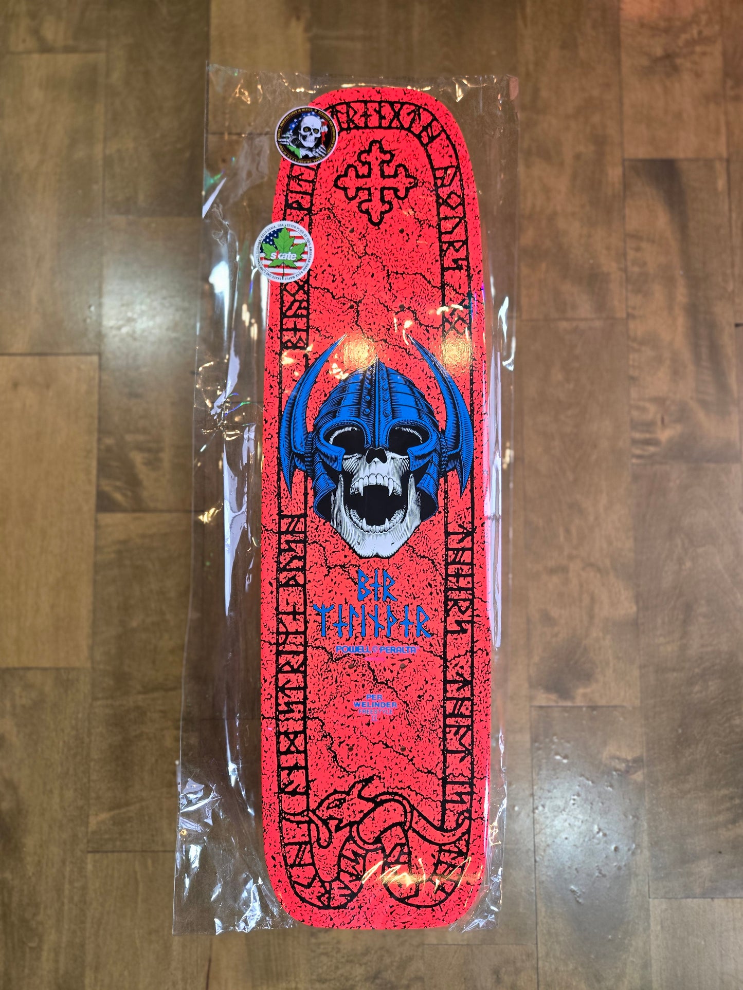 Powell Peralta - Per Welinder '07' Nordic Skull 7.25" Freestyle Deck (Single Kick)