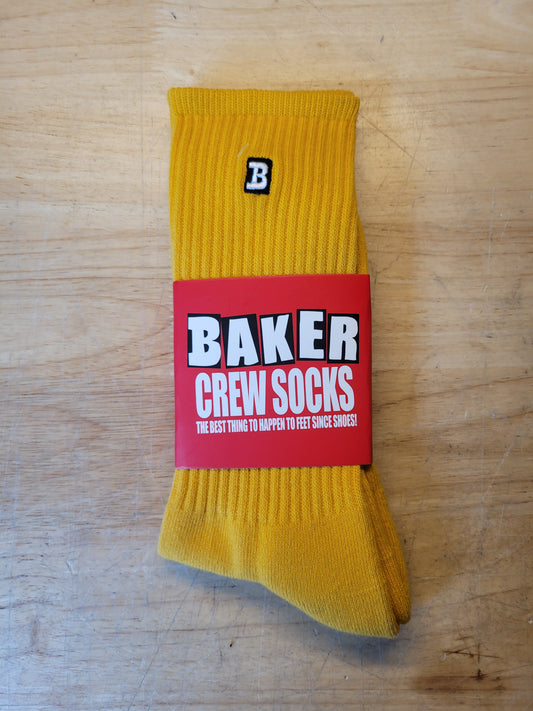 Baker - Capital B Crew Socks (Mustard)