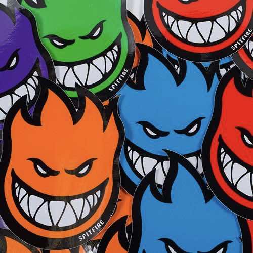 Spitfire - Fireball Sticker (Medium)