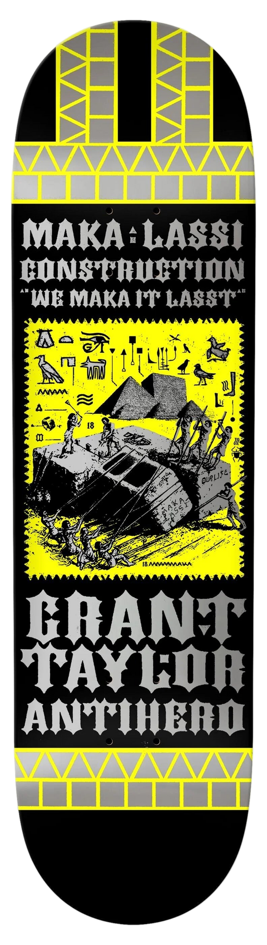 ANTIHERO - Grant Taylor Makalassi Construction 8.5" DBX Deck