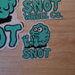 Snot - Booger Logo Sticker