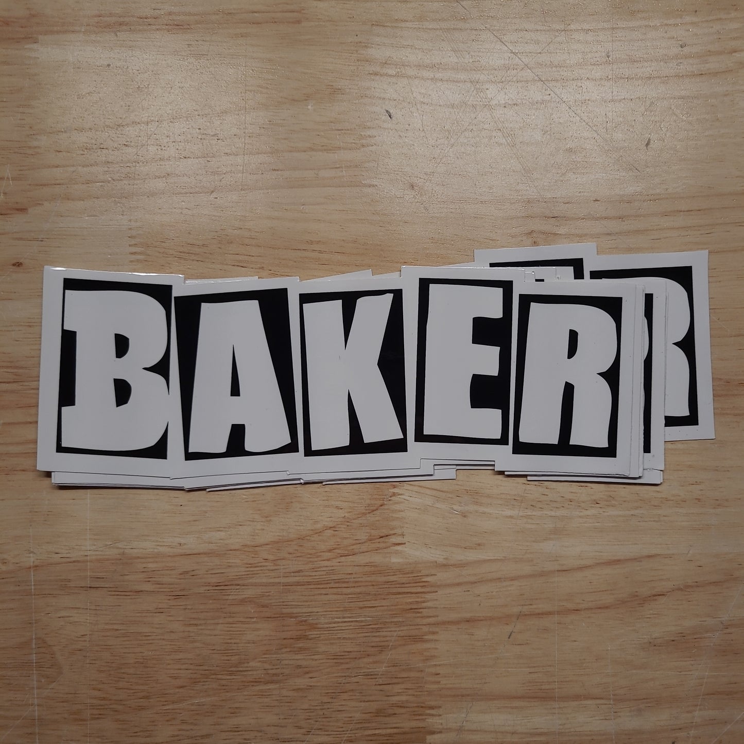 Baker - 8.5" x 3" Logo Sticker