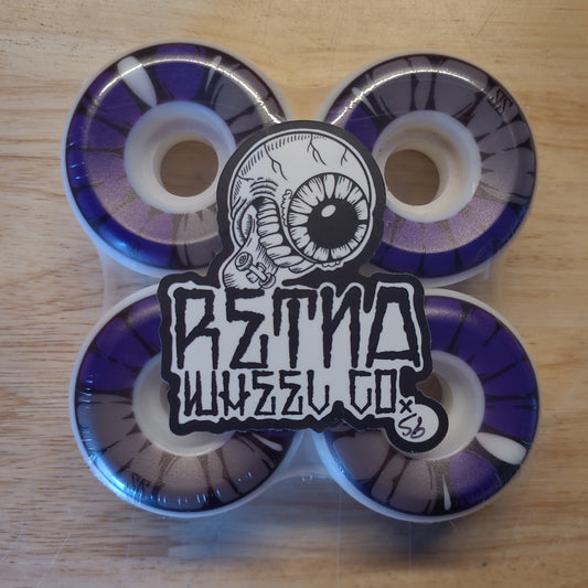 Retna - Purple & Grey 56mm 100A Duro Wheels