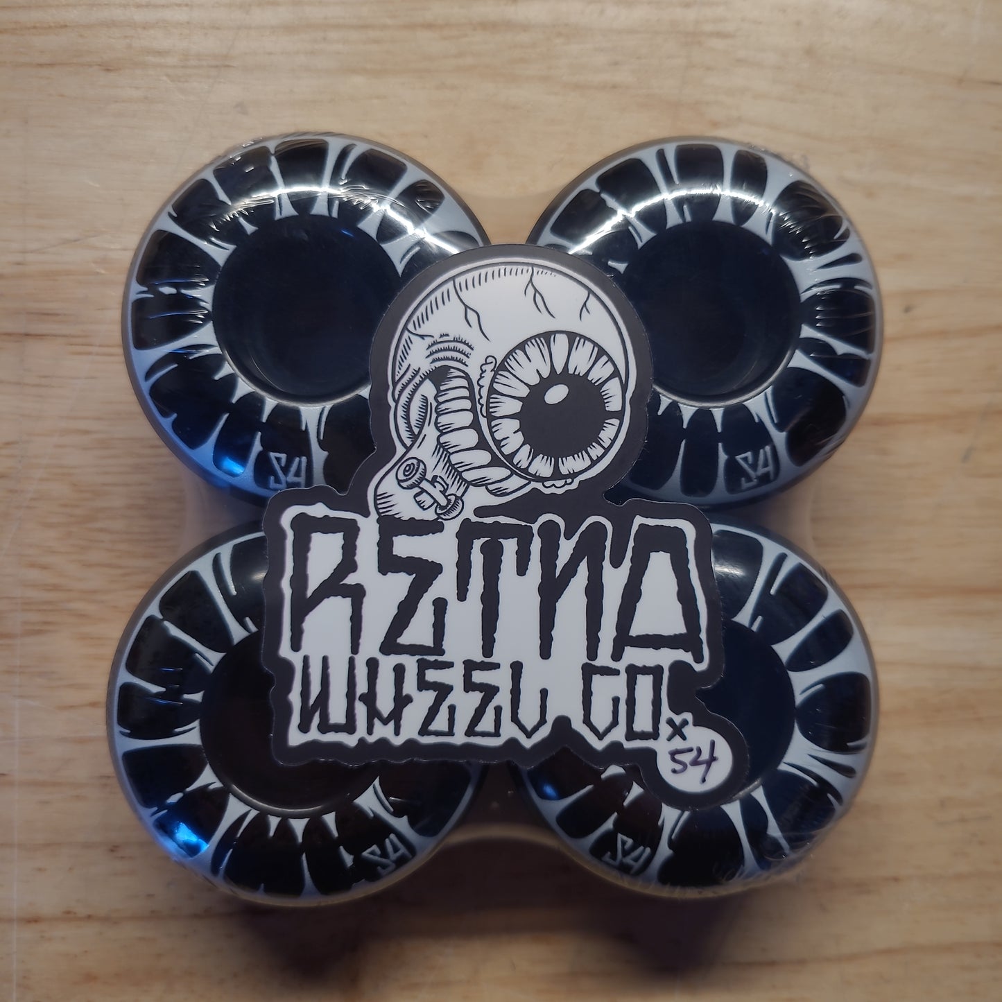 Retna - Blackeye Radial Slims 54mm 100A Duro Wheels