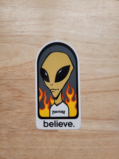 Thrasher x Alien Workshop Stickers